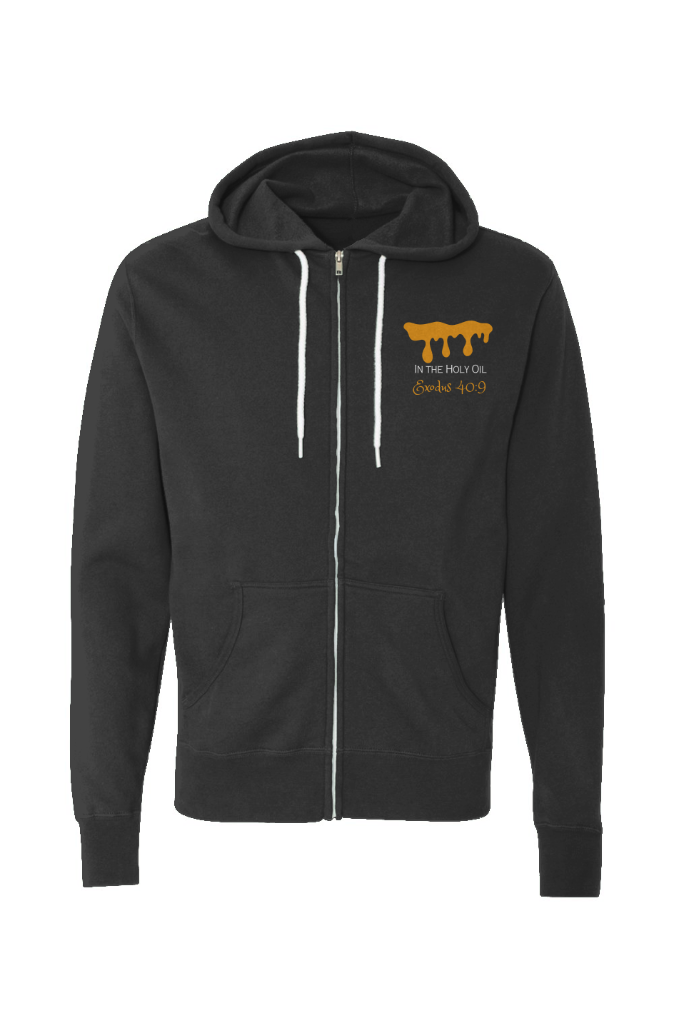 Clothed in Oil Zip-Up Hoodie