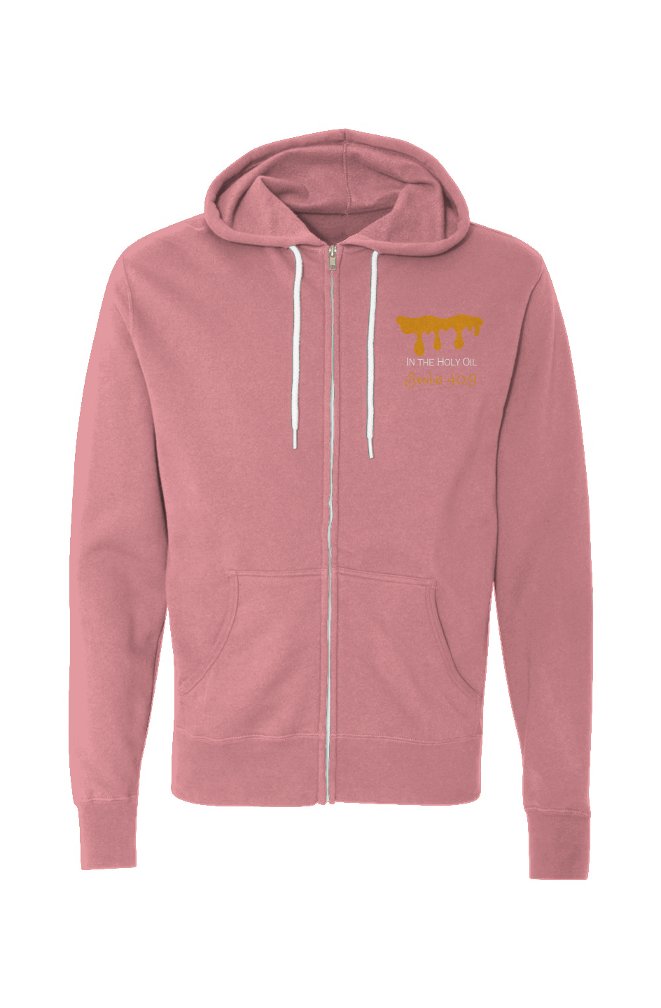 Clothed in Oil Zip-Up Hoodie